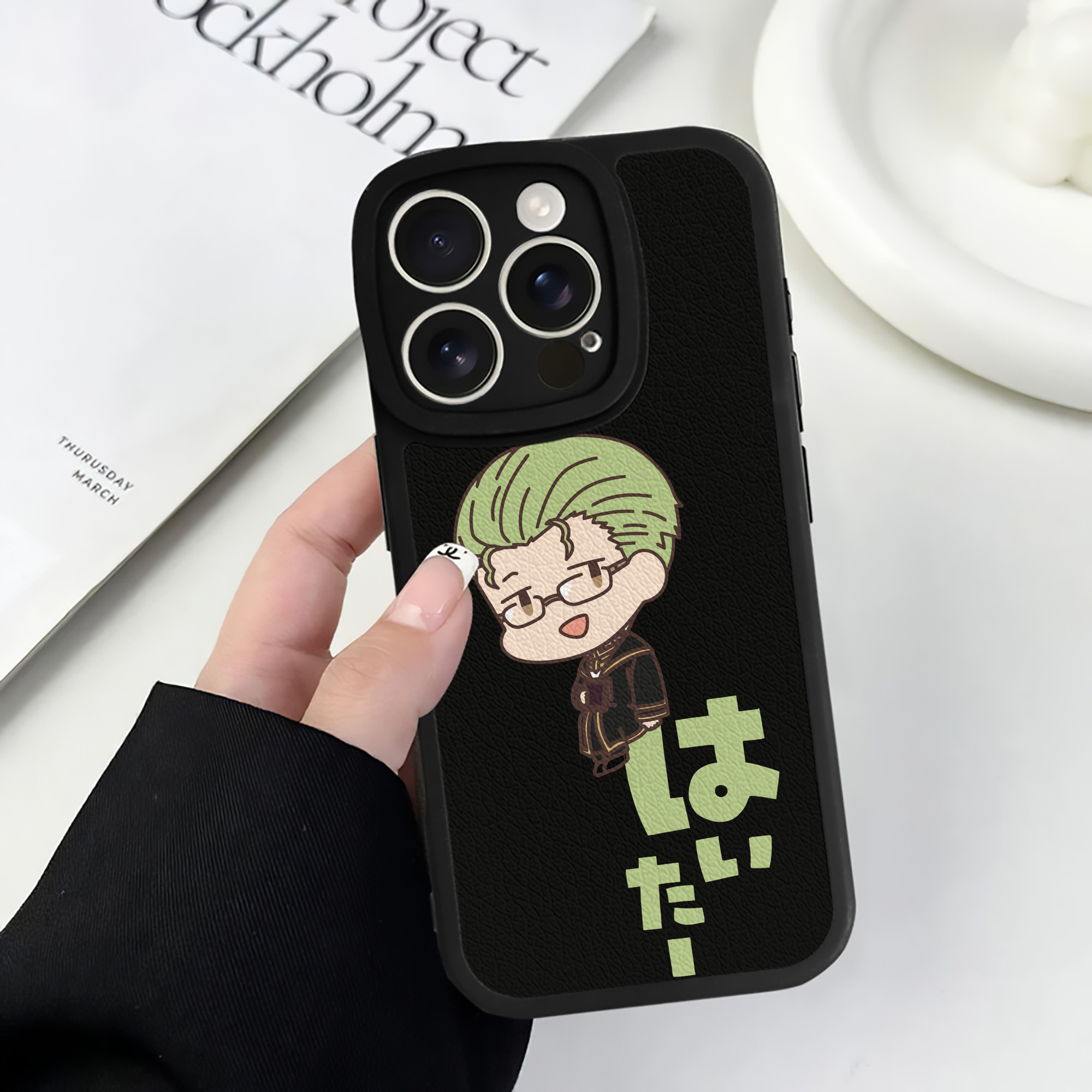 （画像用） 葬送のフリーレン Frieren 【iPhone 16シリーズ対応】シリコンスマホケース（レザー調） 材質：シリコン